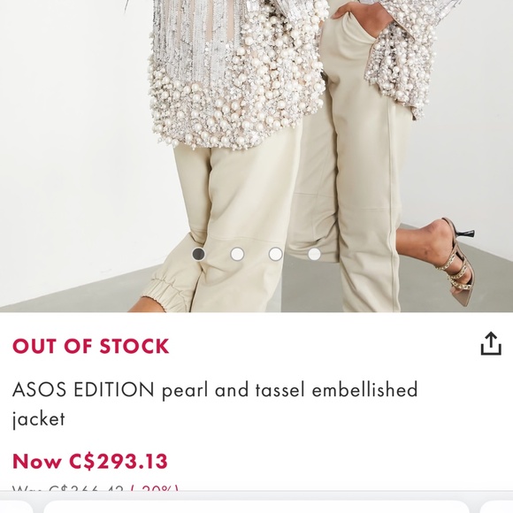 ASOS pearl cardigan - Picture 4 of 8